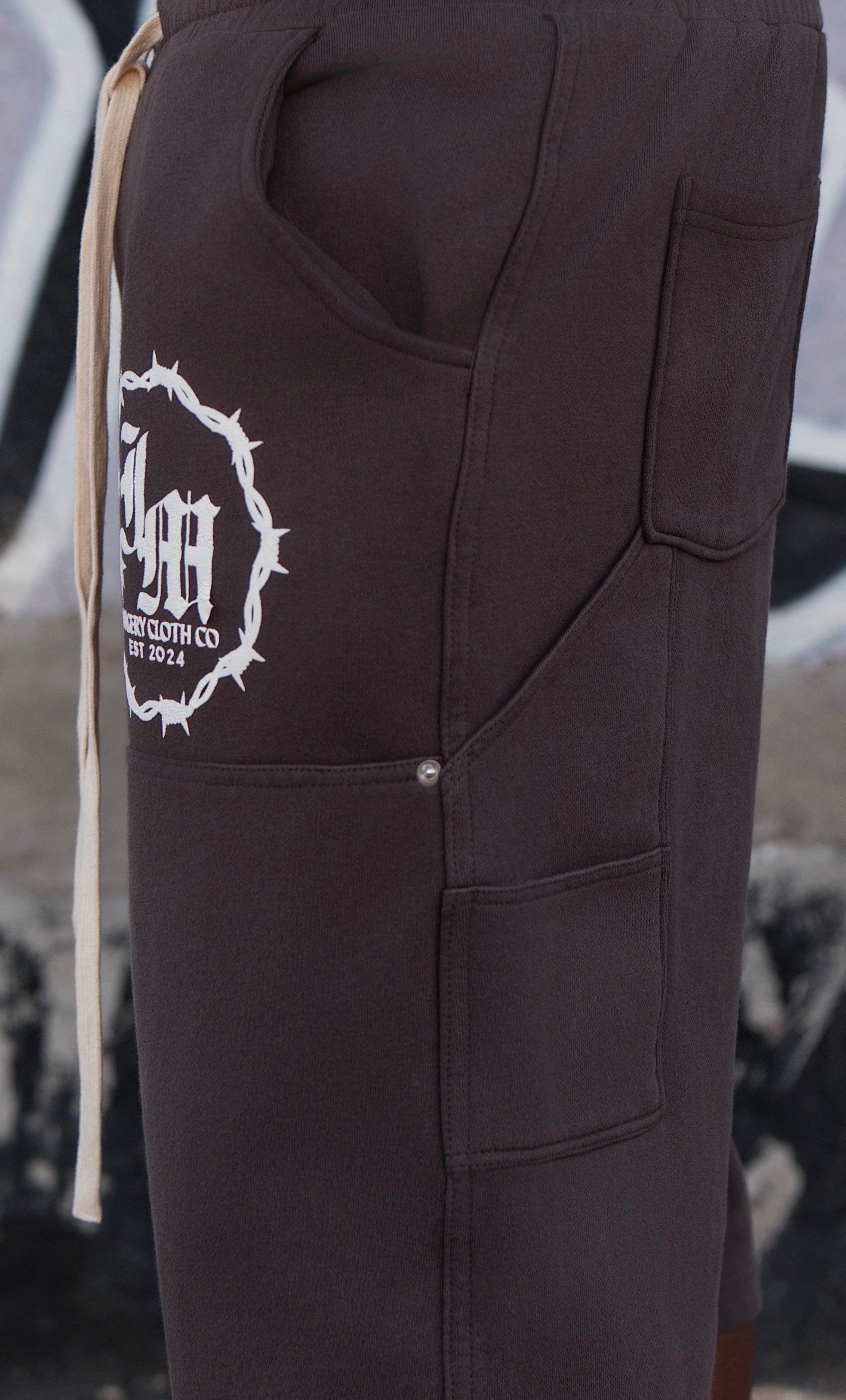 Carpenter sweat-shorts