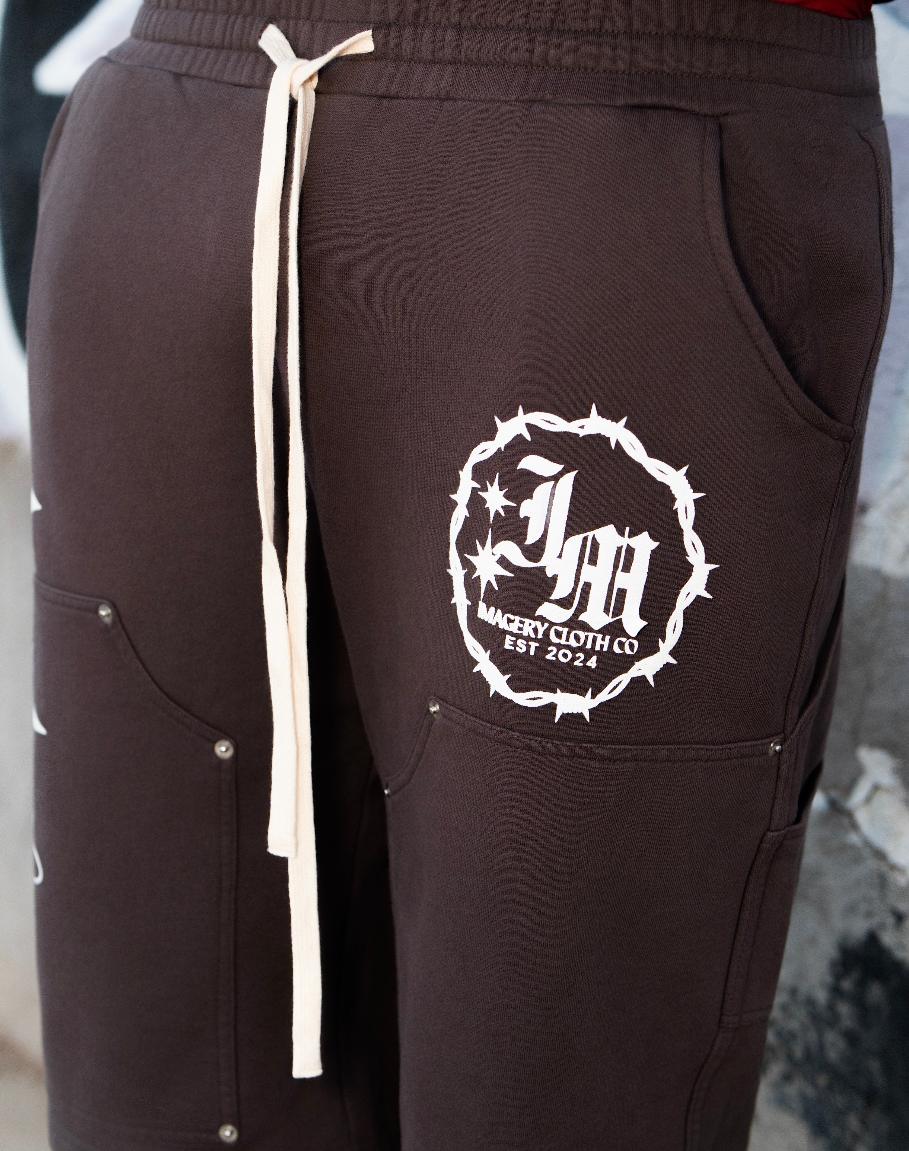 Carpenter sweat-shorts