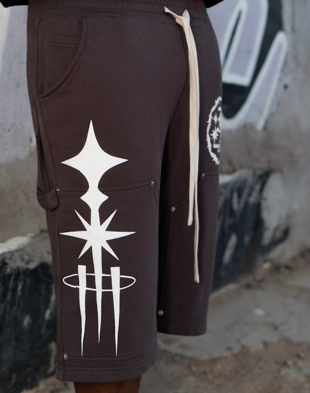 Carpenter sweat-shorts