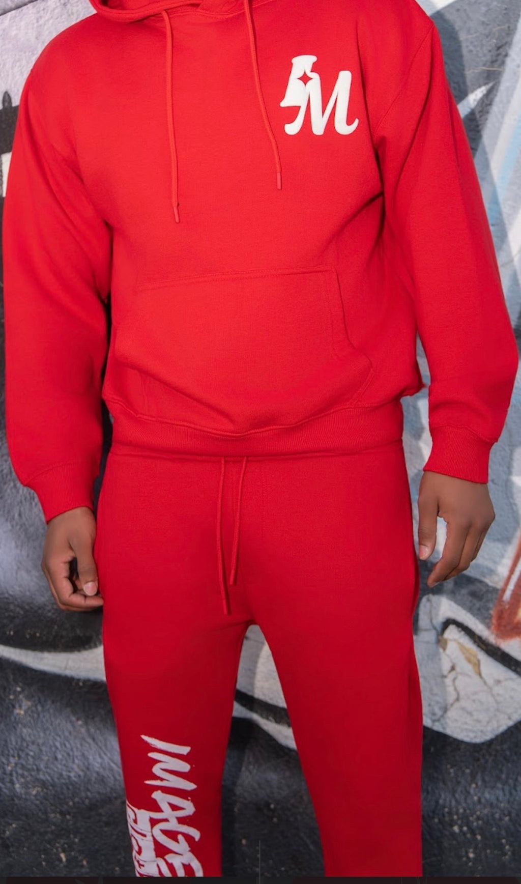 Flare pants and hoodie set