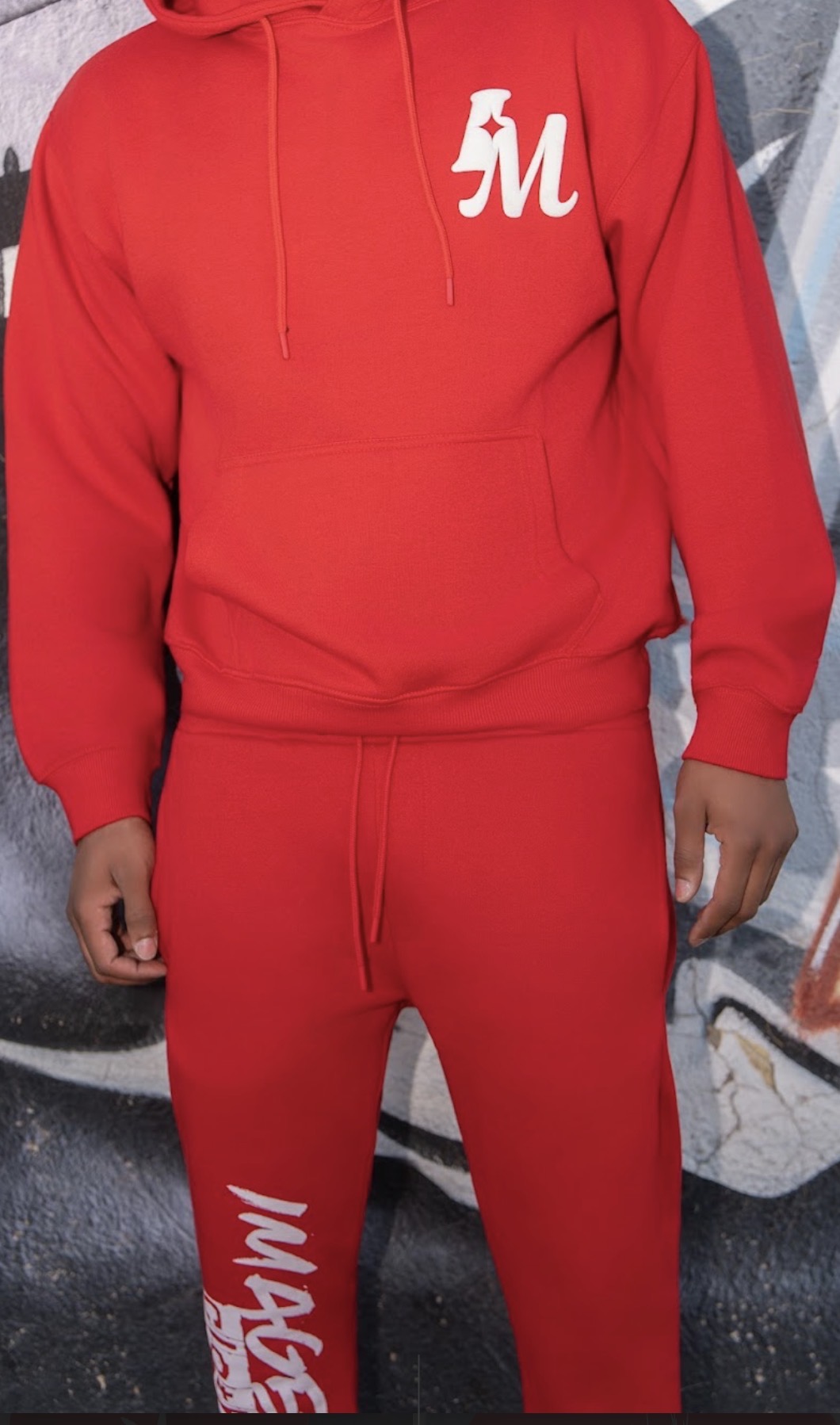 Flare pants and hoodie set